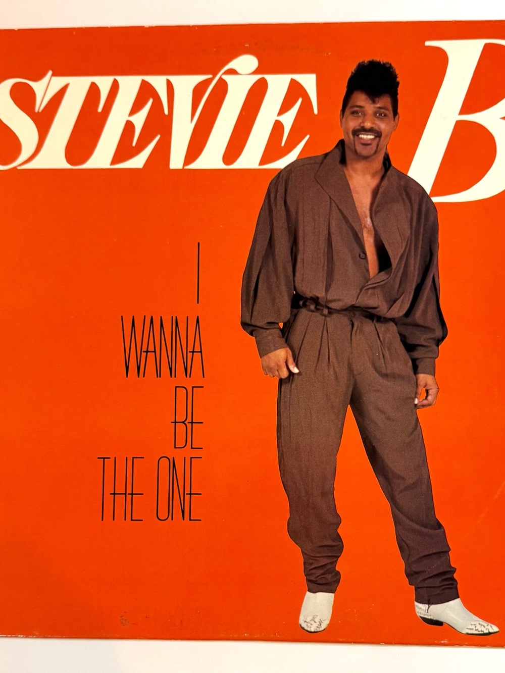 Stevie B - I Wanna Be The One (Orange Vinyl Record) 80s Freestyle